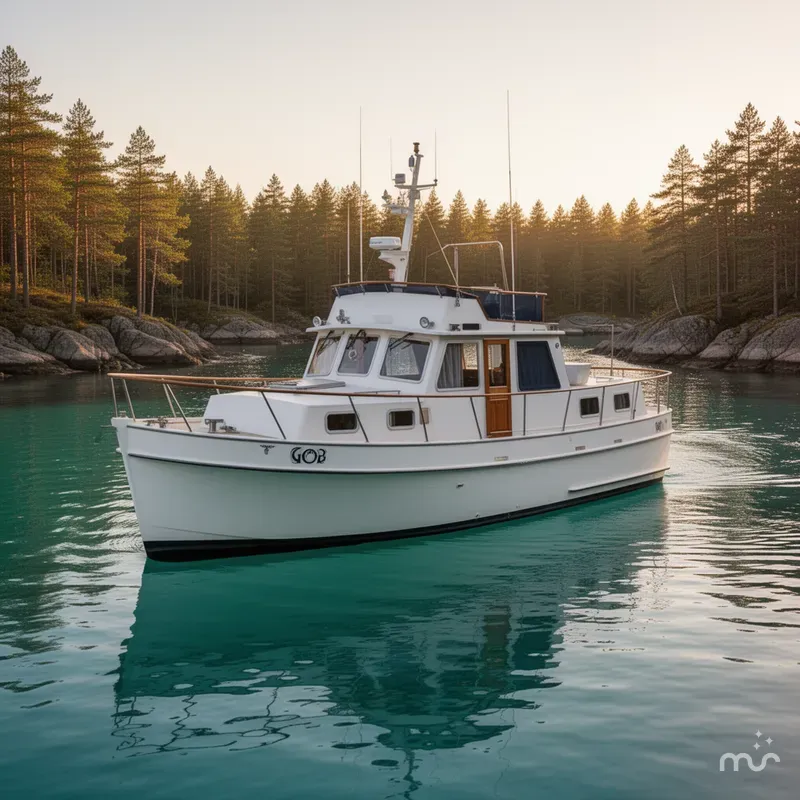 Slide: The Image of Monk 36 Trawler 1986 - 2