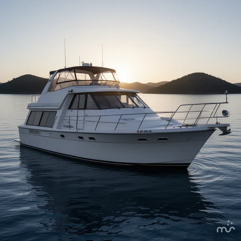 Slide: The Image of Bayliner 4788 Pilot House Motoryacht 1999 - 0