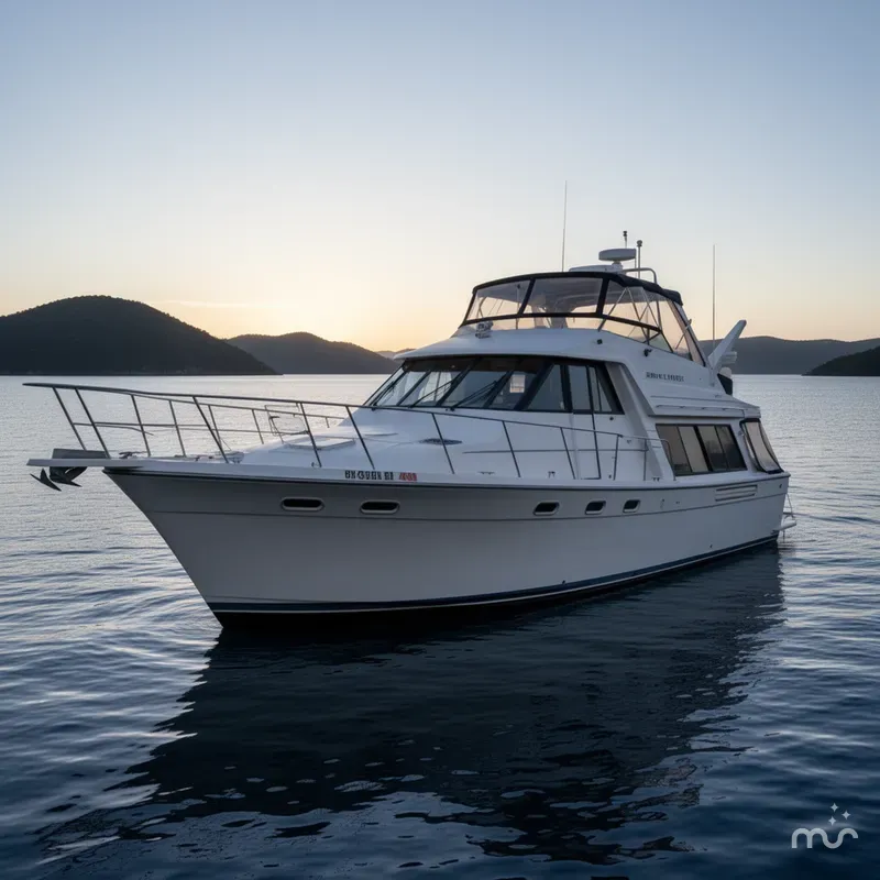 Slide: The Image of Bayliner 4788 Pilot House Motoryacht 1999 - 1