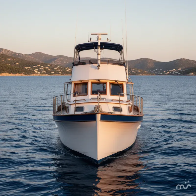 Slide: The Image of Custom Eagle 36 Trawler 1979 - 1