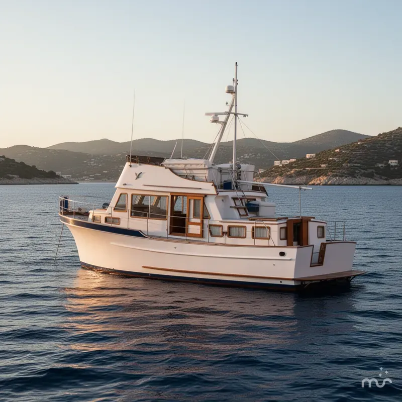 Slide: The Image of Custom Eagle 36 Trawler 1979 - 2