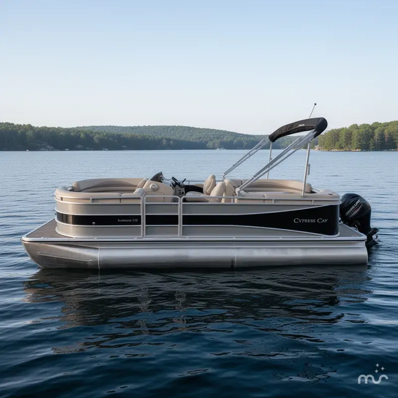 Slide: The Image of Cypress Cay SeaBreeze 210 Pontoon 2016 - 1