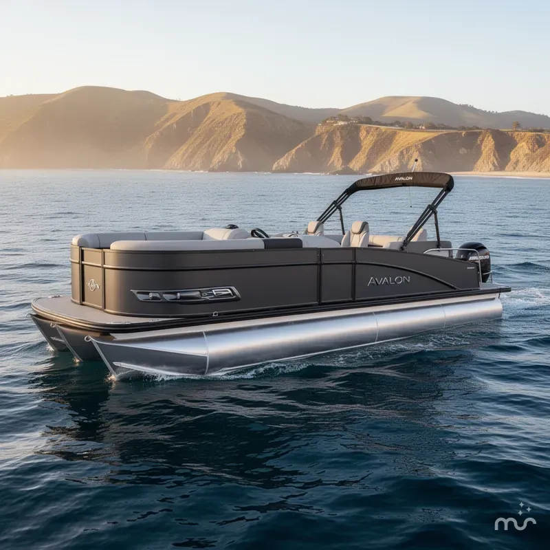 Slide: The Image of Avalon 25' Catalina Platinum Quad lounge Shift w/ 250HP Mercury Verado! 2026 - 1