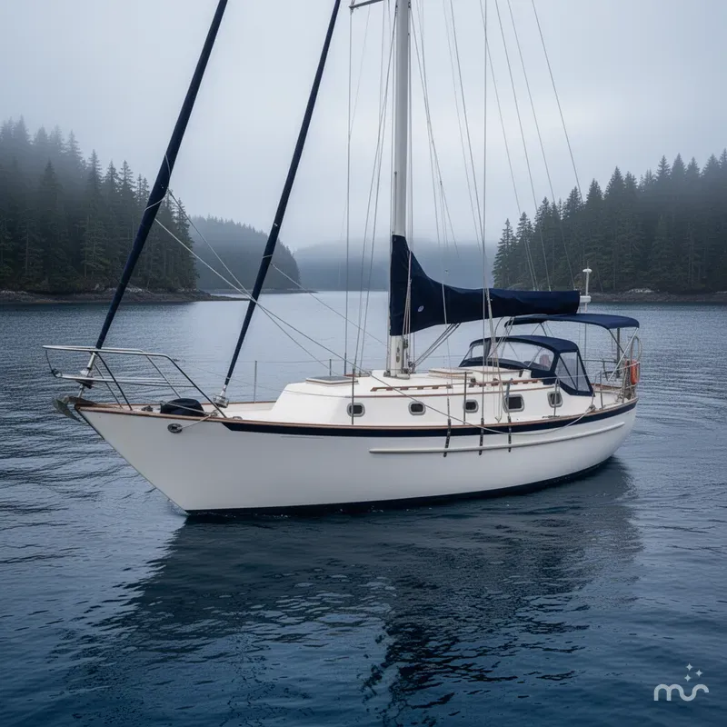 Slide: The Image of Pacific Seacraft 34 1988 - 2