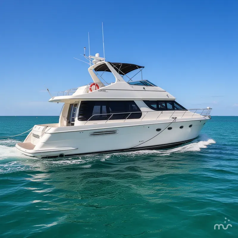 Slide: The Image of Carver Yachts 530 Voyager Pilothouse 1999 - 0