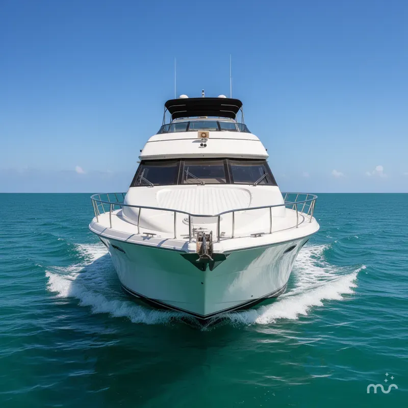 Slide: The Image of Carver Yachts 530 Voyager Pilothouse 1999 - 1