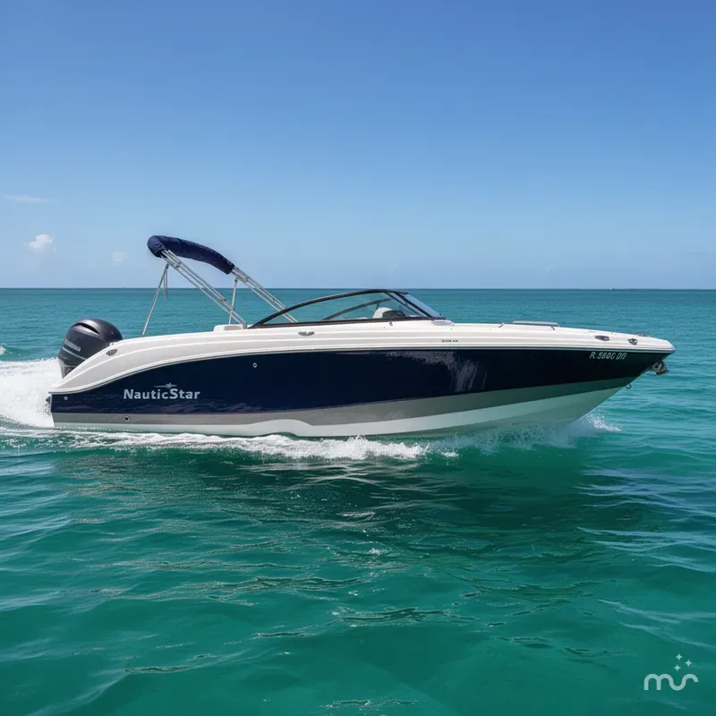 Slide: The Image of NauticStar 243 DC Deck 2020 - 0