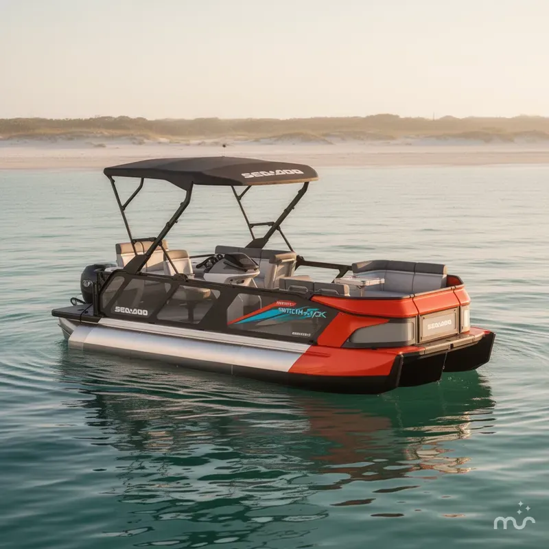 Slide: The Image of Sea-Doo Switch® Cruise 21 - 170 hp Galvanized 2024 - 2