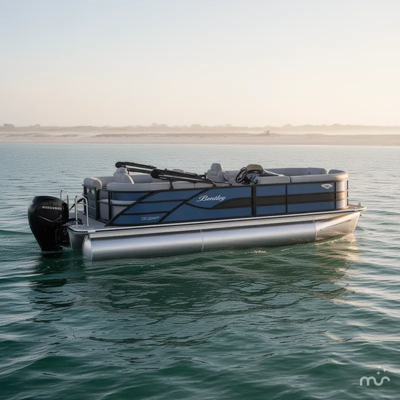 Slide: The Image of Bentley Pontoons Legacy 220 Quad Swingback 2026 - 0