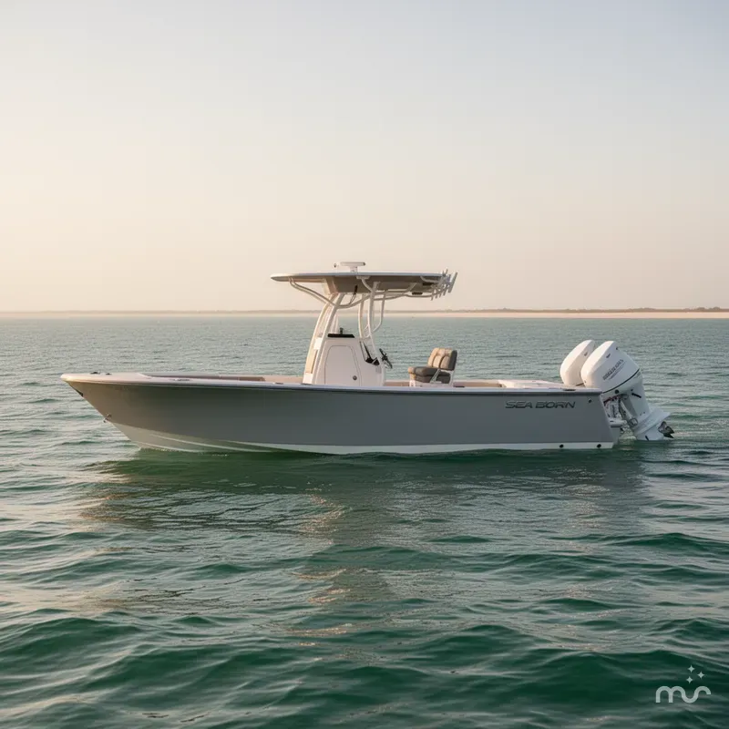 Slide: The Image of Sea Born LX24 Center Console 2022 - 2