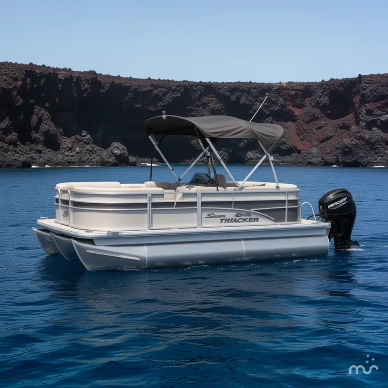 The Image of Sun Tracker Party Barge 16 DLX 2026 - 0