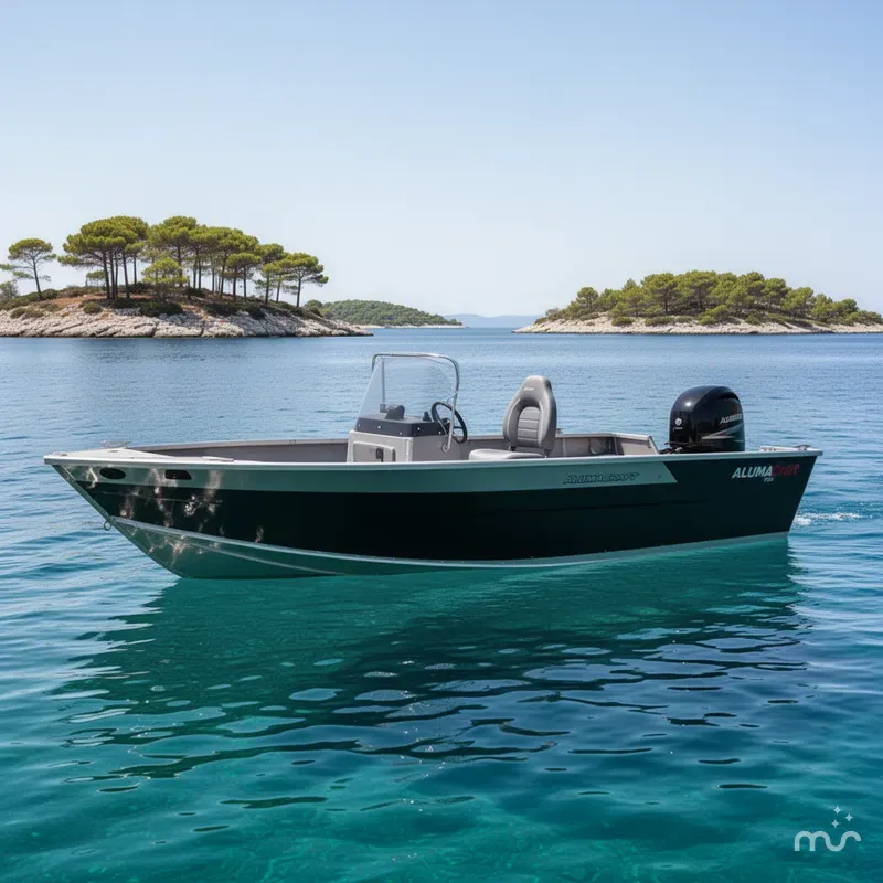 Slide: The Image of Alumacraft Competitor 175X Side Console 2026 - 2