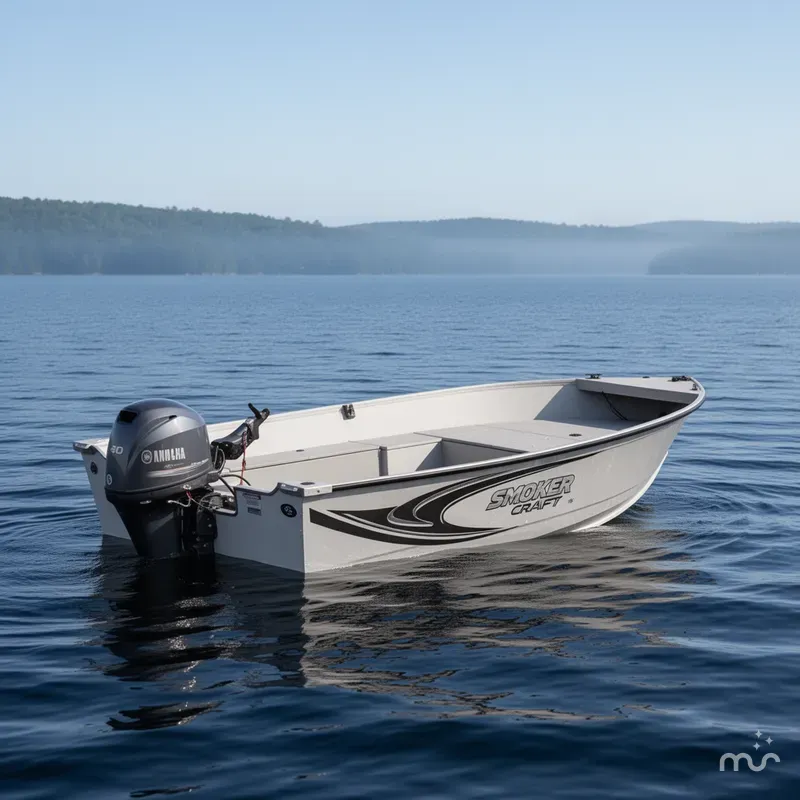 Slide: The Image of Smoker Craft Angler 16 T 2026 MODEL 2025 - 0