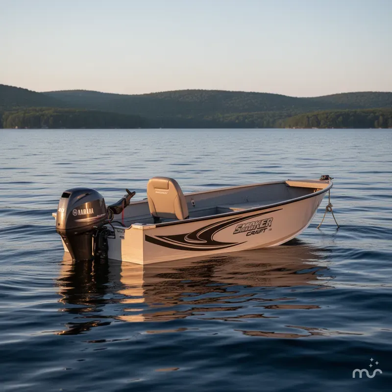 Slide: The Image of Smoker Craft Angler 16 T 2026 MODEL 2025 - 2