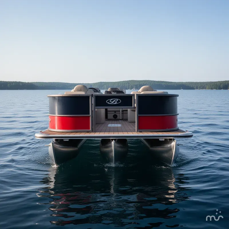 Slide: The Image of Bentley Pontoons Fish 243 4-Point Full Tube 2024 - 1