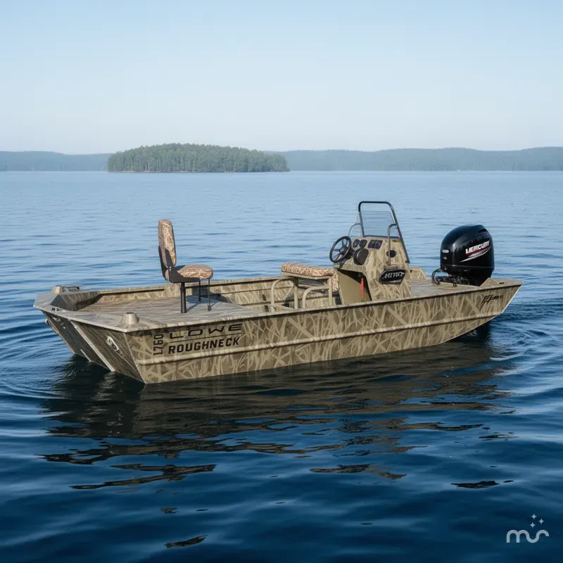 Slide: The Image of Lowe Roughneck Center Console RX1760 Pathfinder Jet 2025 - 0