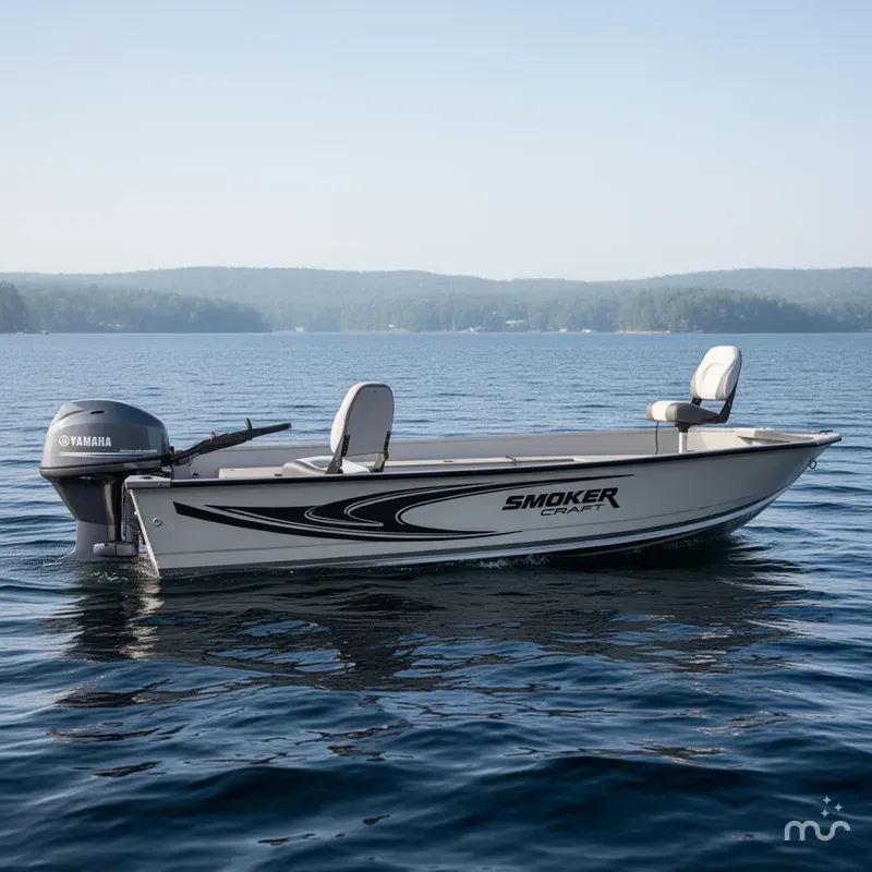 Slide: The Image of Smoker Craft Angler 16 T 2026 MODEL 2025 - 0