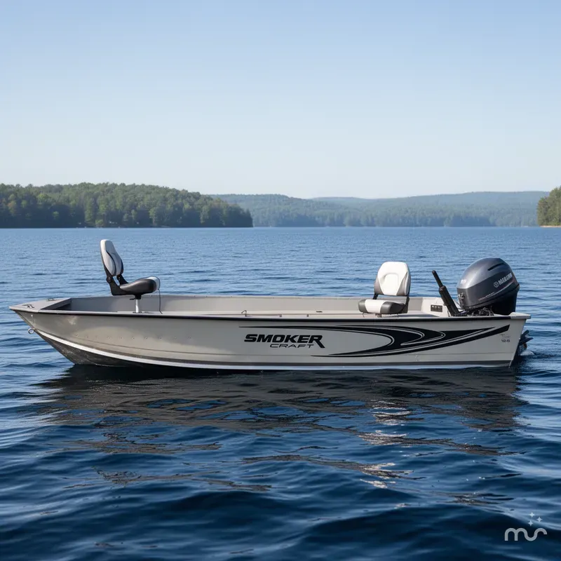 Slide: The Image of Smoker Craft Angler 16 T 2026 MODEL 2025 - 1