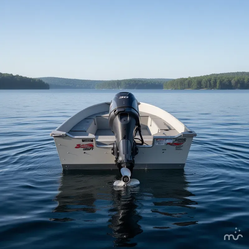 Slide: The Image of Smoker Craft Angler 16 T 2026 MODEL 2025 - 2