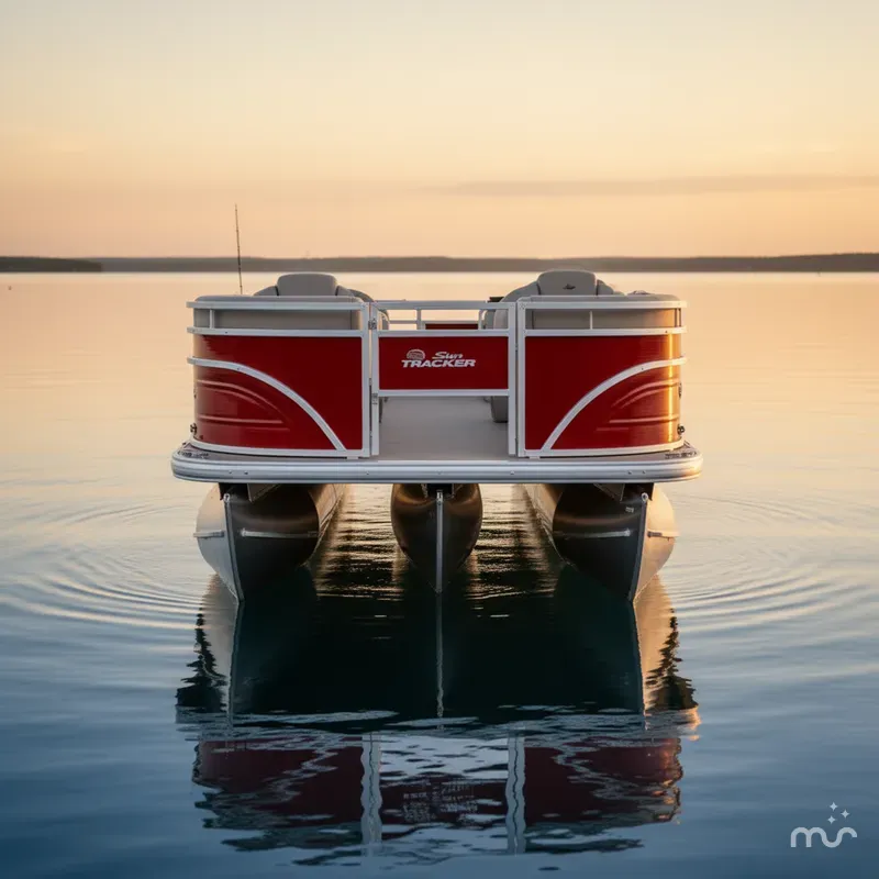 Slide: The Image of Sun Tracker Fishin' Barge 22 XP3 Tri-Toon w/200HP 2026 - 1