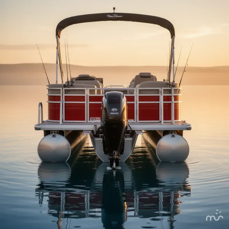 Slide: The Image of Sun Tracker Fishin' Barge 22 XP3 Tri-Toon w/200HP 2026 - 3
