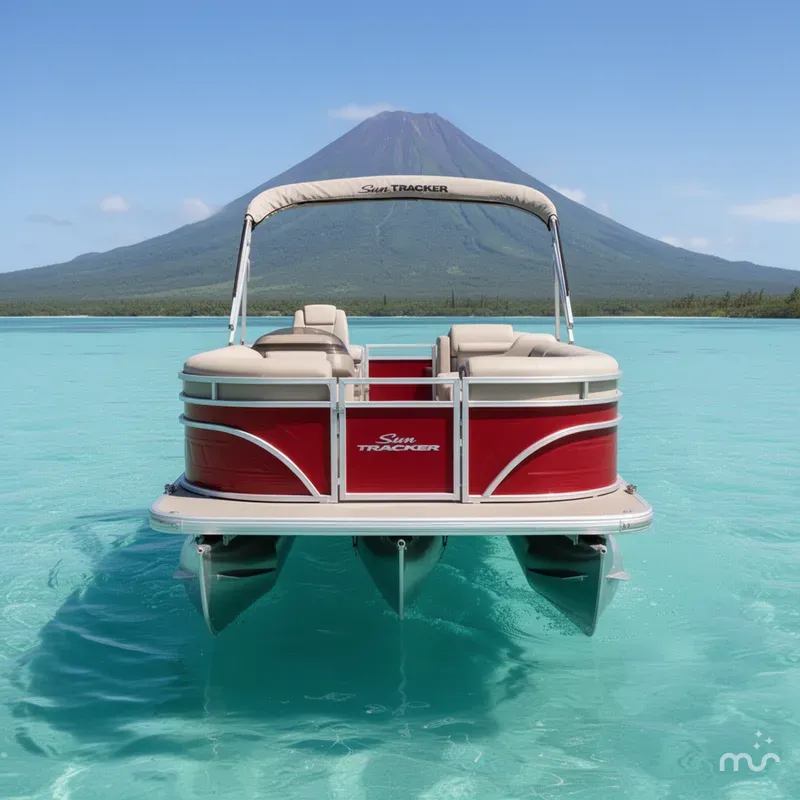 Slide: The Image of Sun Tracker Party Barge 20 DLX 2025 - 3