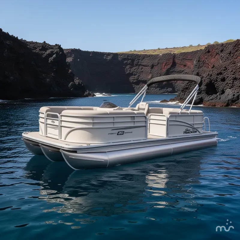 Slide: The Image of Sun Tracker Party Barge 20 DLX 2026 - 2