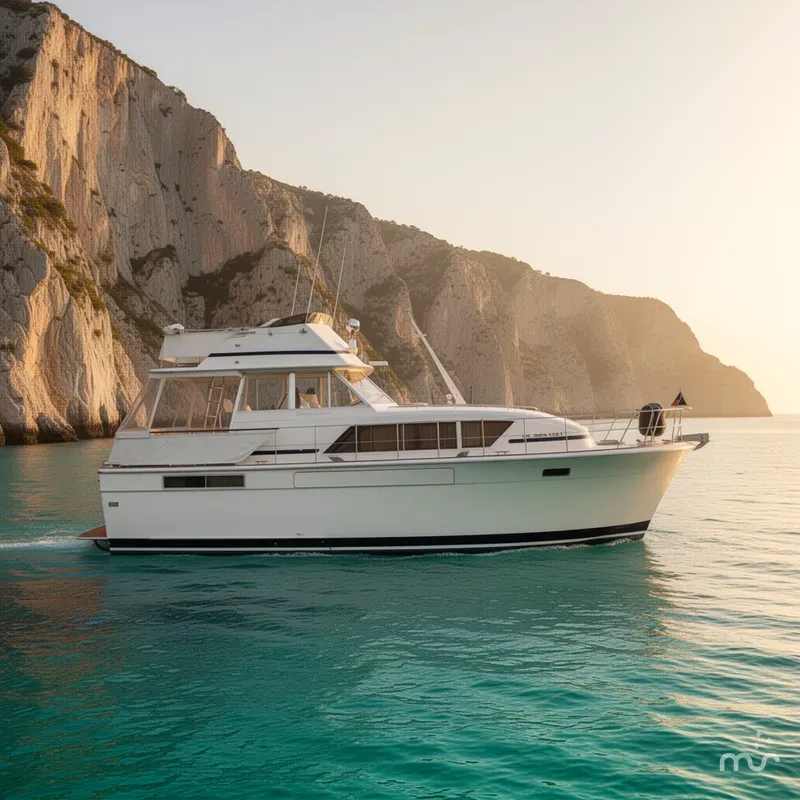 Slide: The Image of Chris-Craft 410 Commander 1978 - 2