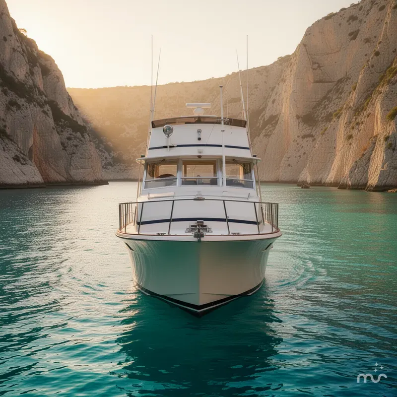 Slide: The Image of Chris-Craft 410 Commander 1978 - 3