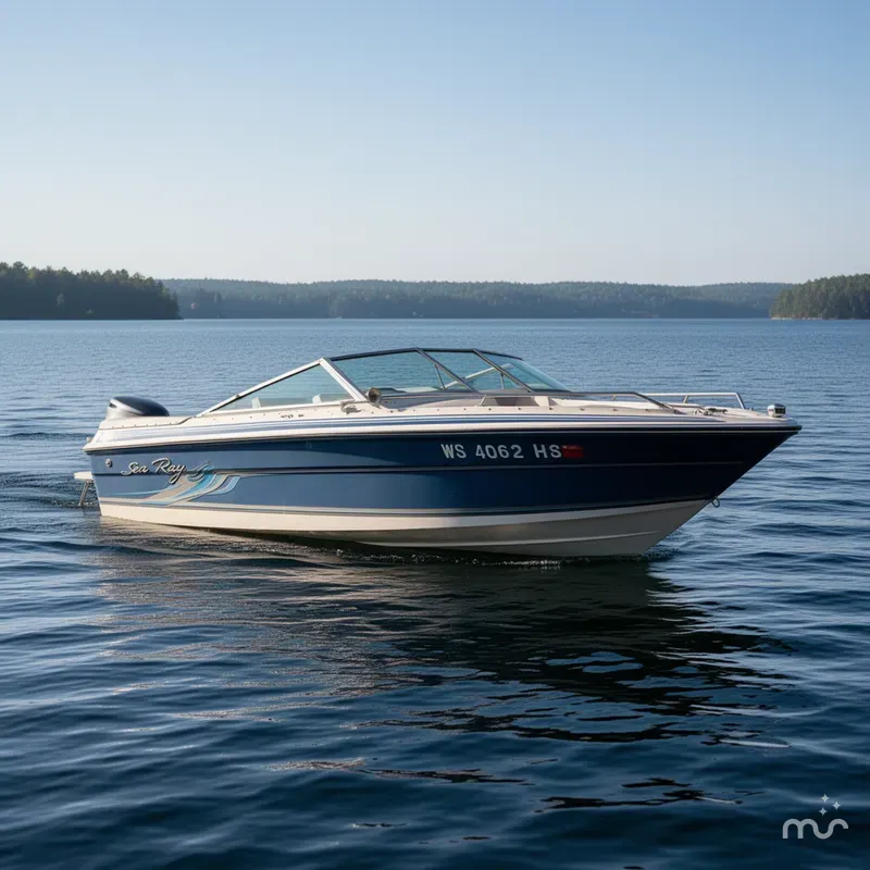 Slide: The Image of Sea Ray Seville 18 Bowrider 1986 - 0