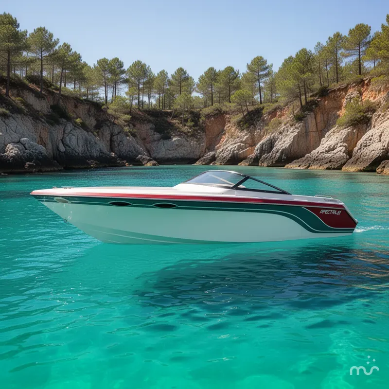 Slide: The Image of Powerplay Powerboats Spectra XL 1990 - 2