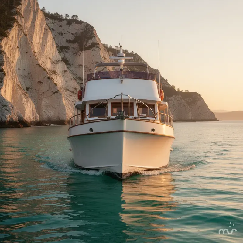 Slide: The Image of Custom 38 Puget Trawler Europa 1978 - 1