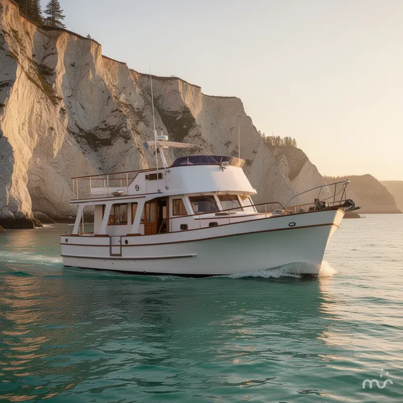 Slide: The Image of Custom 38 Puget Trawler Europa 1978 - 2
