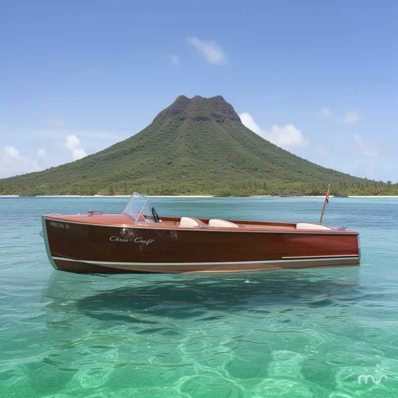 Slide: The Image of Chris-Craft 17 Sportsman 1956 - 2