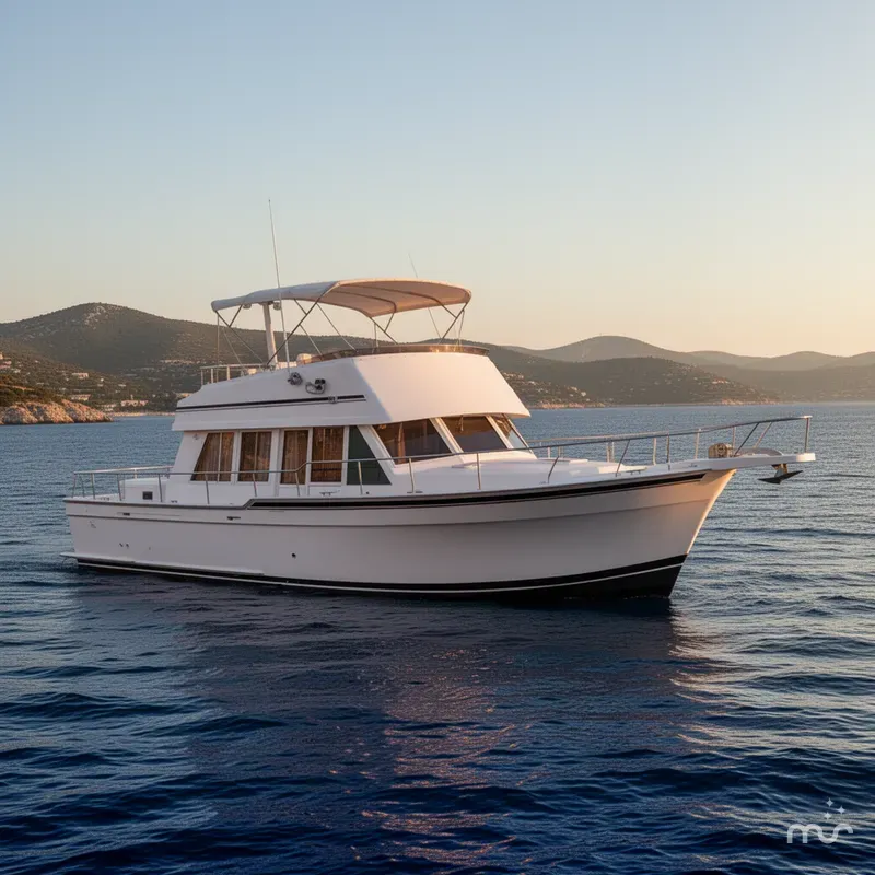 Slide: The Image of Mainship 43 Trawler Aft Cabin 2000 - 2