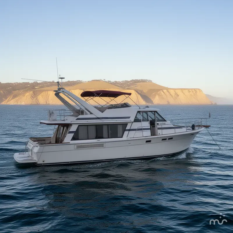 Slide: The Image of Bayliner 4550 Motoryacht 1986 - 0