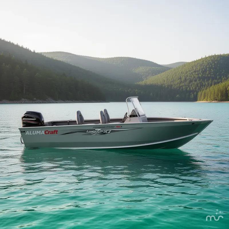 Slide: The Image of Alumacraft Competitor 185X Side Console 2026 - 2