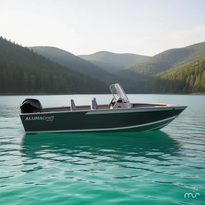 Slide: The Image of Alumacraft Competitor 185X Side Console 2026 - 2