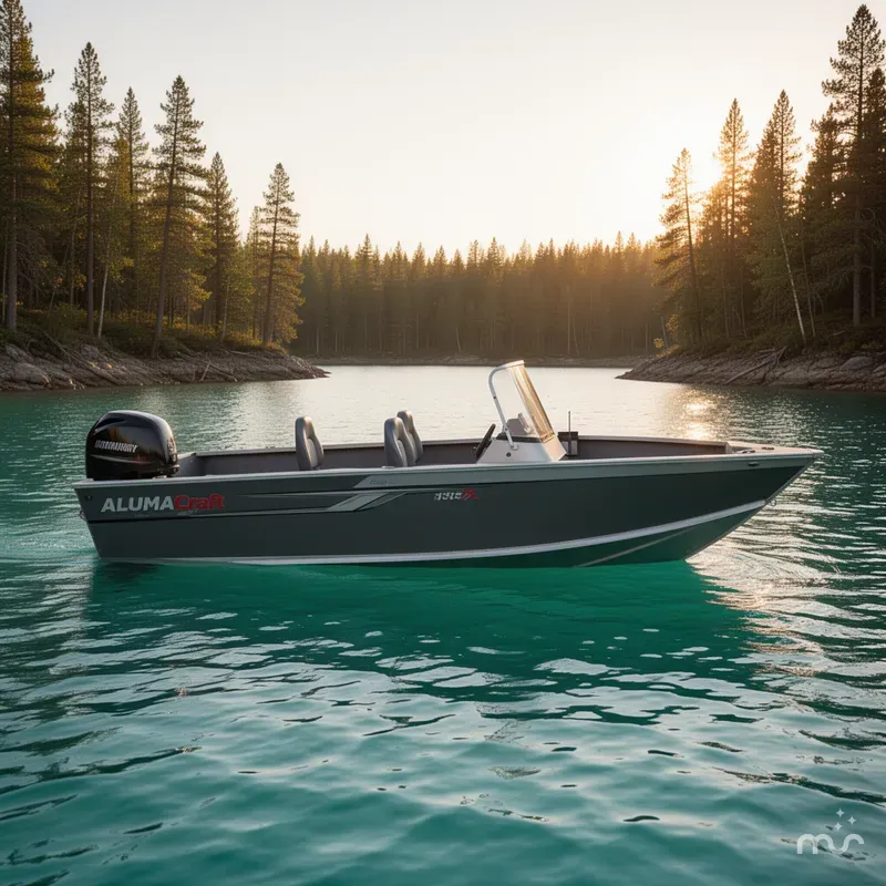 Slide: The Image of Alumacraft Competitor 185X Side Console 2026 - 2