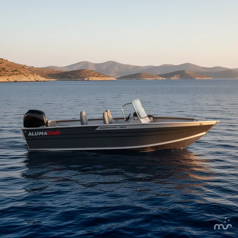 Slide: The Image of Alumacraft Competitor 185X Side Console 2026 - 2