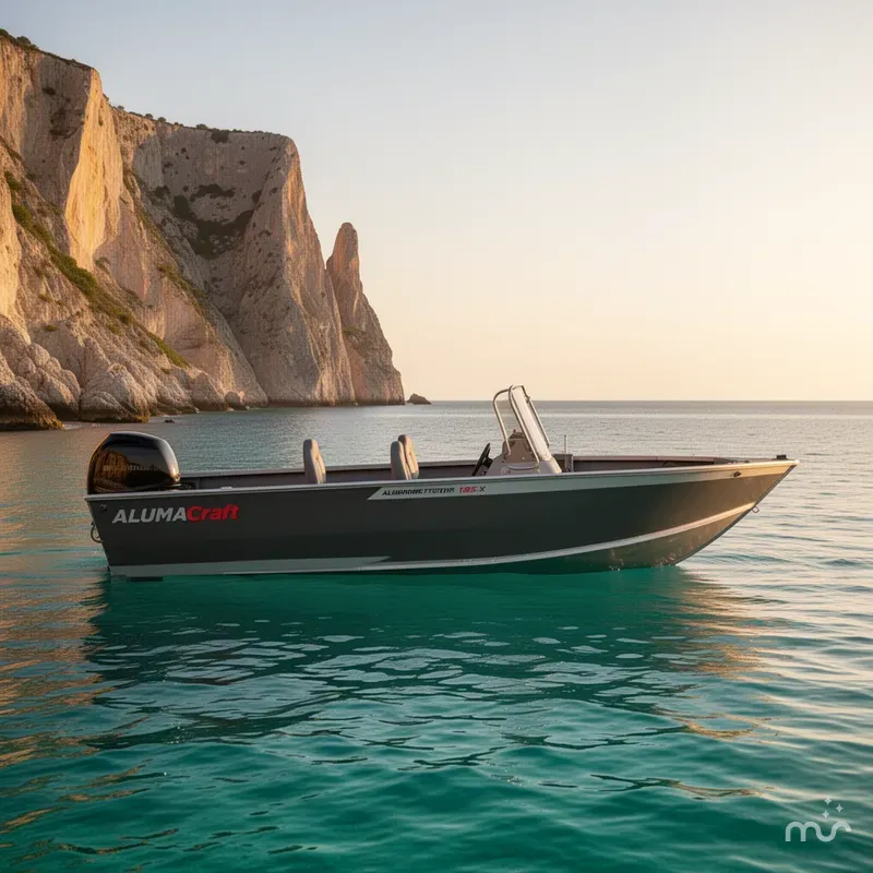 Slide: The Image of Alumacraft Competitor 185X Side Console 2026 - 2