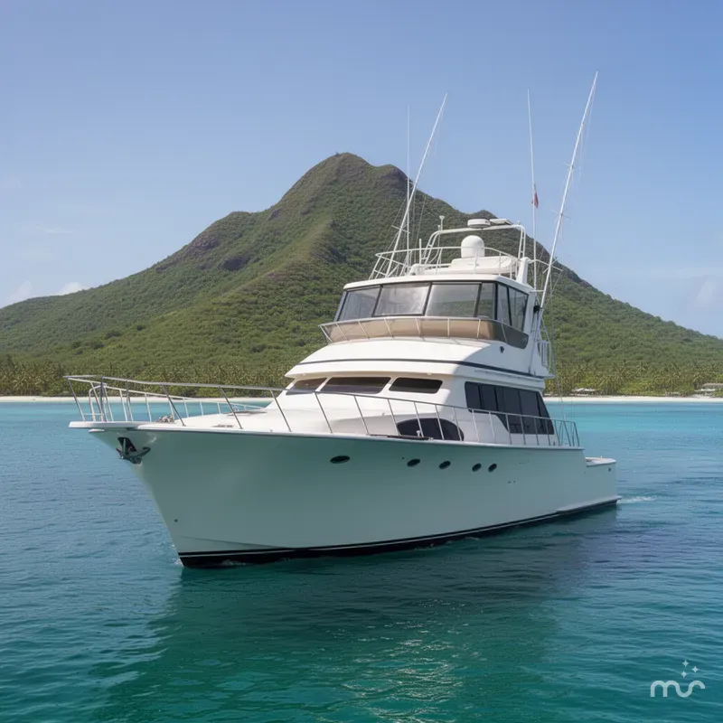 Slide: The Image of Mikelson Long-Range Luxury Sportfisher 1999 - 1
