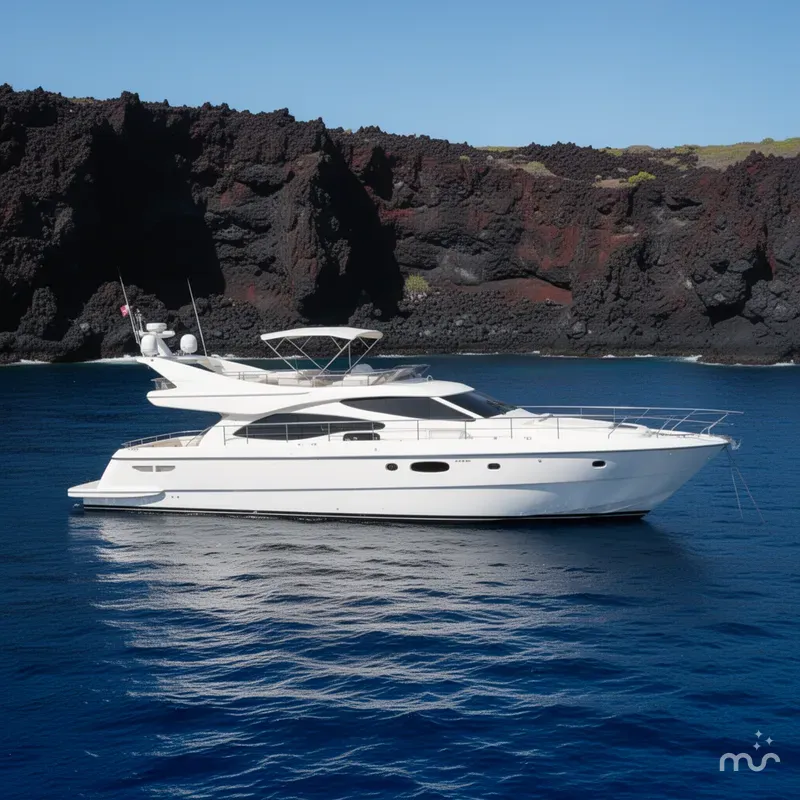 Slide: The Image of Ferretti 590 Motor Yacht 2003 - 2