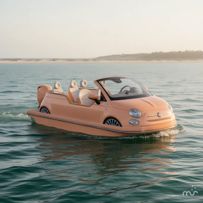 The Image of Fiat 500 Car Offshore 2024 - 0