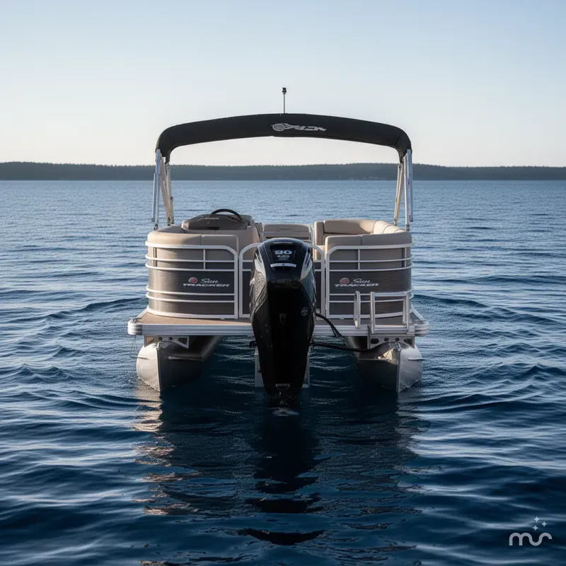 Slide: The Image of Sun Tracker Party Barge 20 DLX 2021 - 2