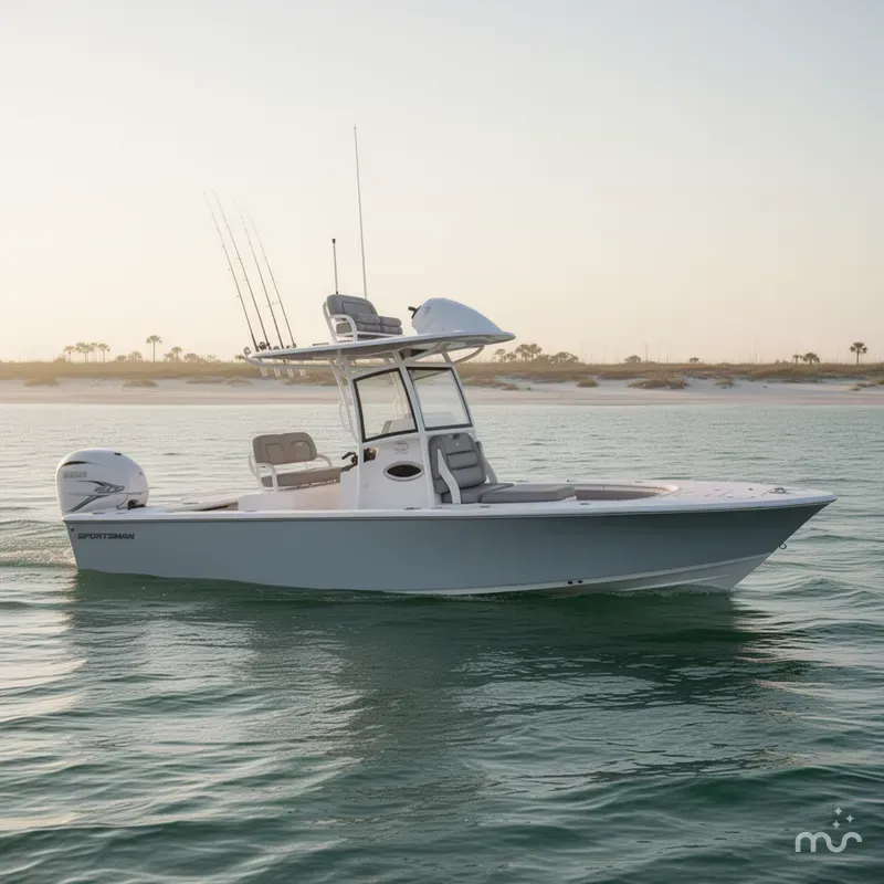 Slide: The Image of Sportsman Masters 267OE Bay Boat 2022 - 0