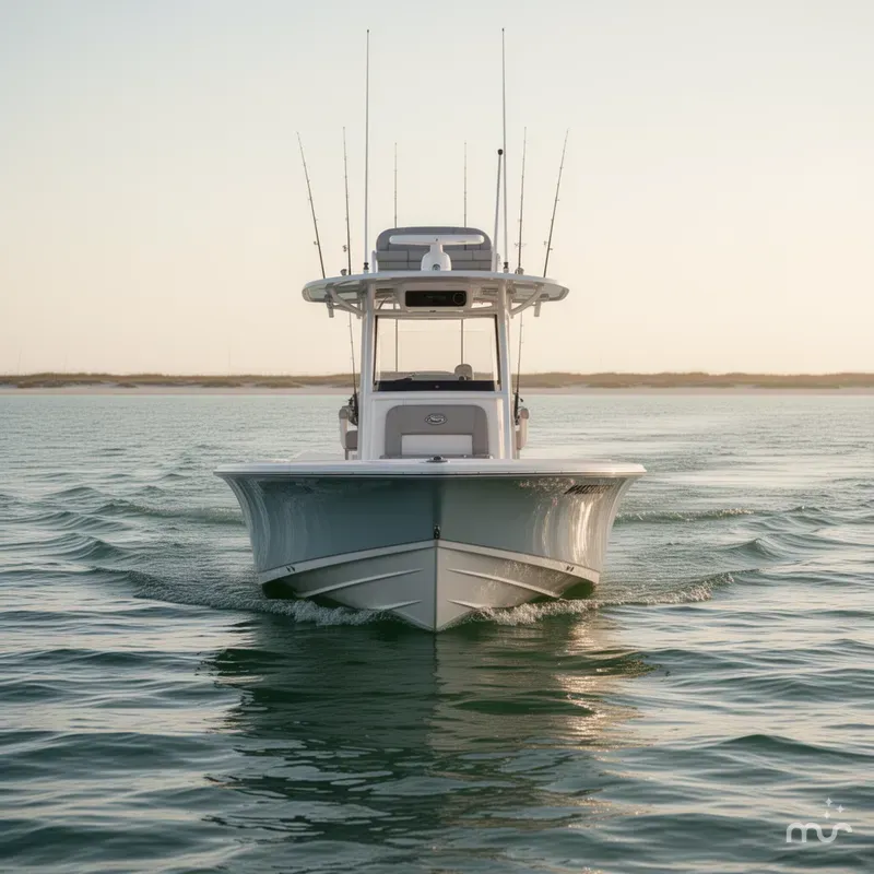 Slide: The Image of Sportsman Masters 267OE Bay Boat 2022 - 2