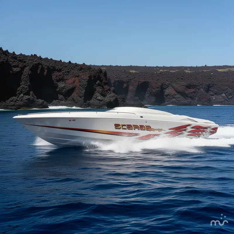 Slide: The Image of Wellcraft 33 Scarab AVS 1998 - 4