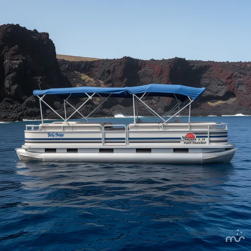 Slide: The Image of Sun Tracker Party Barge 24 1992 - 2