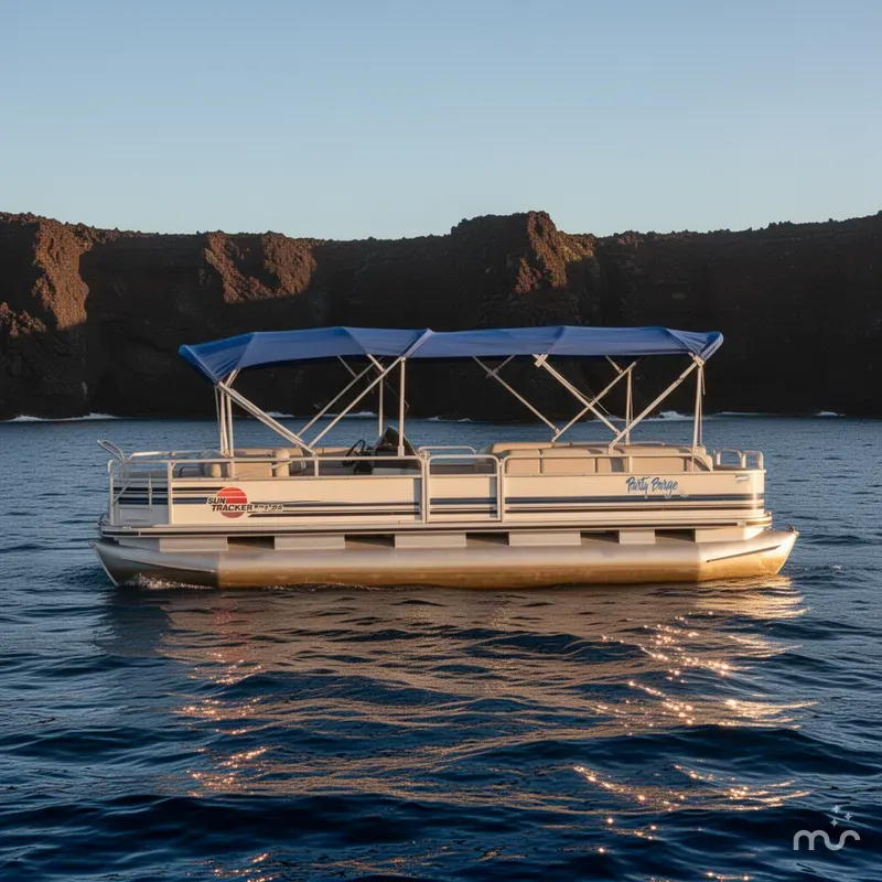 Slide: The Image of Sun Tracker Party Barge 24 1992 - 4